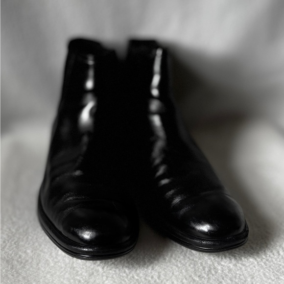 Cole Haan Size 8 1/2 Men’s Black Leather Chelsea Boots - Picture 5 of 13